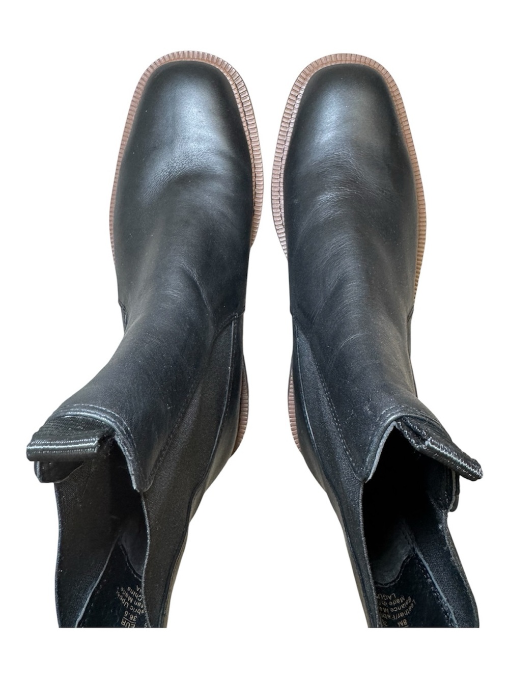 NWOT Sam Edelman Laguna Leather Lug Sole Chelsea Boot Size 8 - Picture 9 of 15